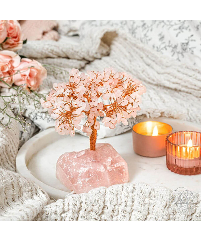 Home Sweet Home - Feng Shui Rose Quartz Tree