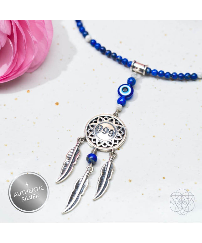 I Am Blessed - 999 Dream Catcher Necklace of Miracles