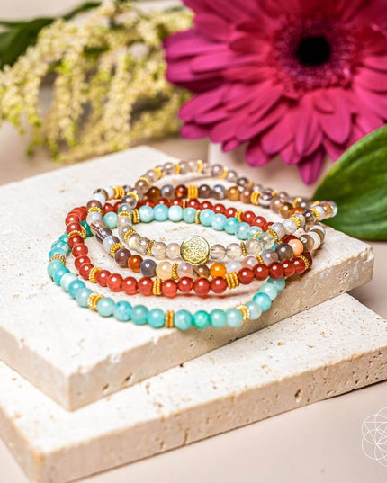 I Am Healthy: Mind, Body & Spirit Restoration Bracelet Pack of 4