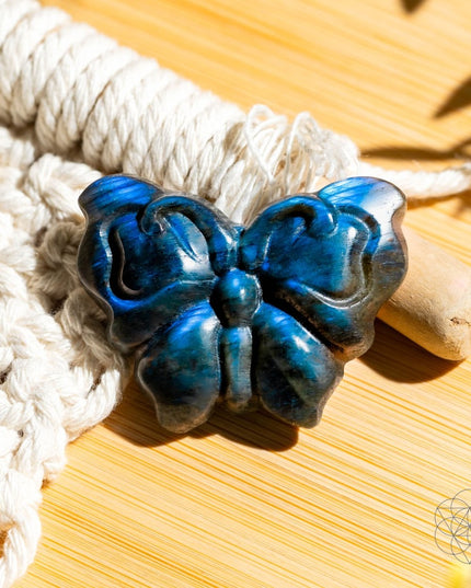 I Am Reborn - Labradorite Carving of Transformation