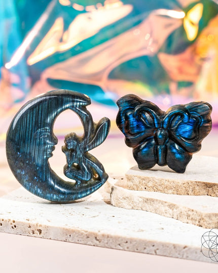 I Am Reborn - Labradorite Carving of Transformation