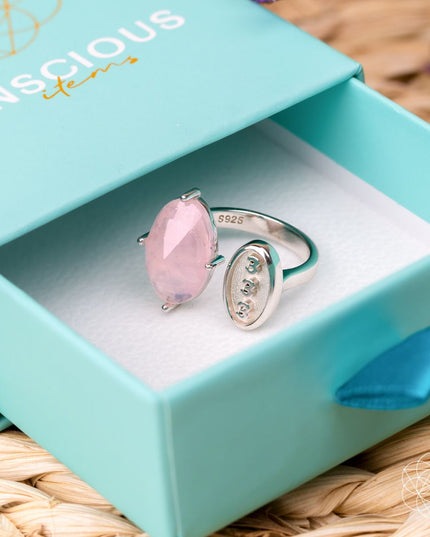 I Am Resilient: 333 Angel Number Silver Ring of Celestial Support