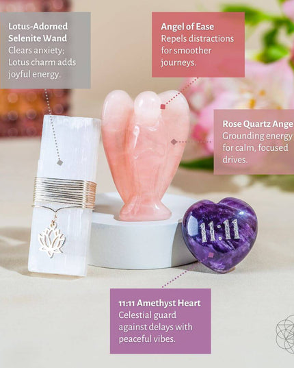 I Am Very Lucky - 11:11 Blessed Car Crystal Kit