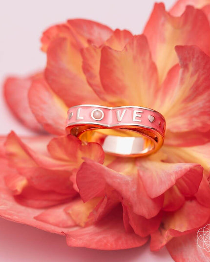 I Love My Life - Heart Awakening Pink Opal Ring
