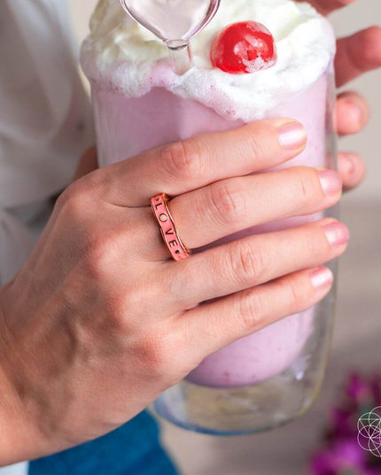 I Love My Life - Heart Awakening Pink Opal Ring
