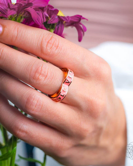 I Love My Life - Heart Awakening Pink Opal Ring