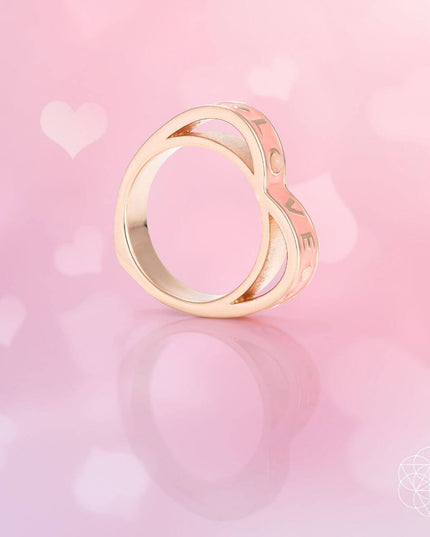 I Love My Life - Heart Awakening Pink Opal Ring