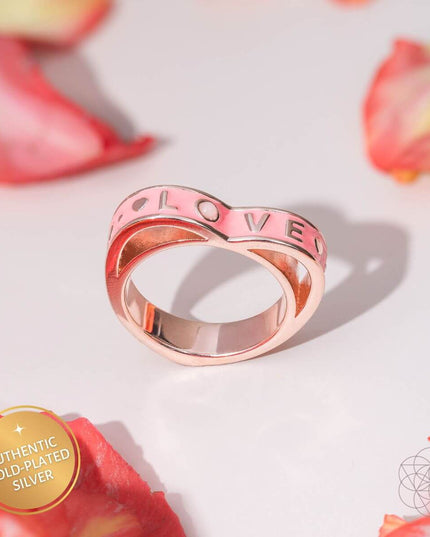 I Love My Life - Heart Awakening Pink Opal Ring