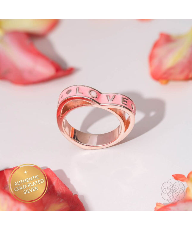 I Love My Life - Heart Awakening Pink Opal Ring