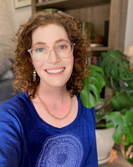 Moon Phase Earrings in Brass