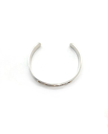 Moon Phase Cuff Bracelet in Sterling Silver and Brass