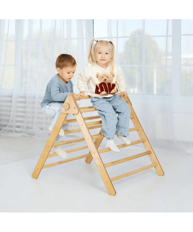 Indoor Montessori Triangle Climbing Ladder for Toddlers 1-7 y.o.