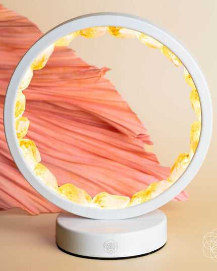 Infinite Abundance: Citrine Lamp of Manifestation