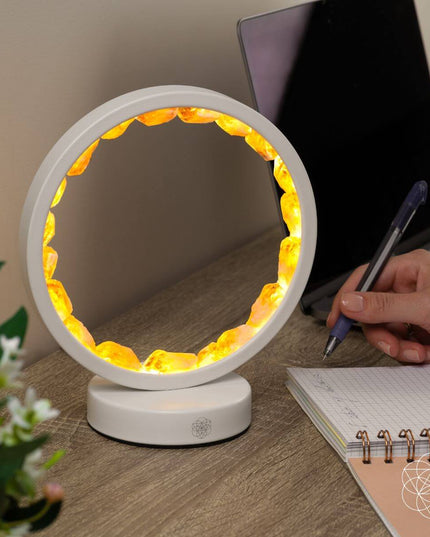 Infinite Abundance: Citrine Lamp of Manifestation