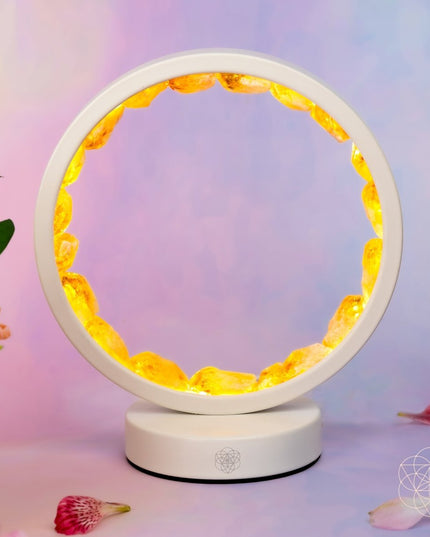 Infinite Abundance: Citrine Lamp of Manifestation