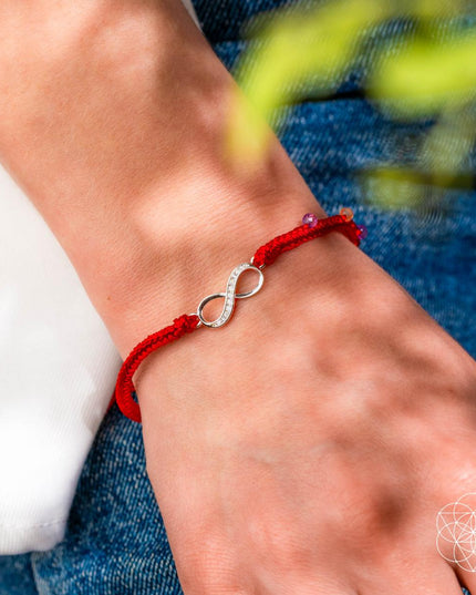 Infinite Prosperity - Eight-Strand Red String Bracelet
