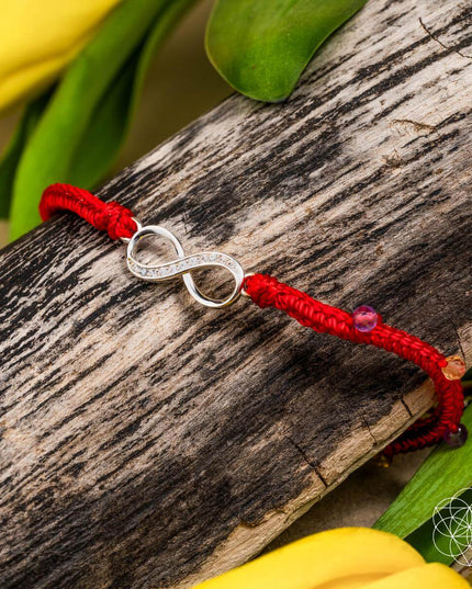 Infinite Prosperity - Eight-Strand Red String Bracelet