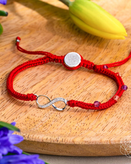 Infinite Prosperity - Eight-Strand Red String Bracelet