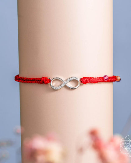 Infinite Prosperity - Eight-Strand Red String Bracelet