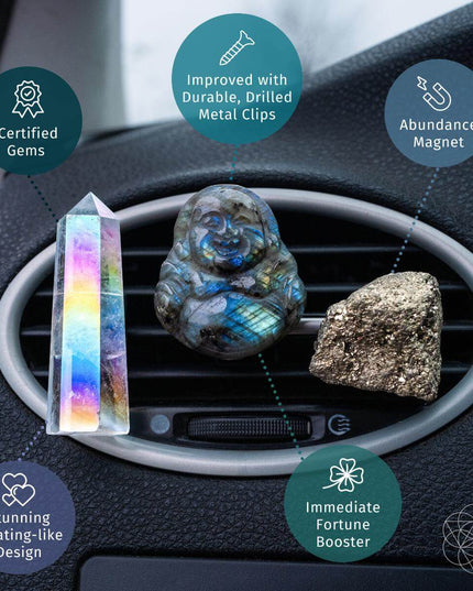 Joyous Traveler - Floating Crystal Car Kit