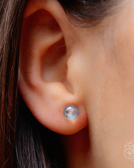 Labradorite Stabilization Earrings