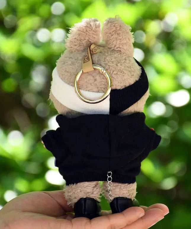 Labubu 17cm Black Sweatshirt Outfit for Vinyl Pendant & Blind Box Dolls【Apparel Only]