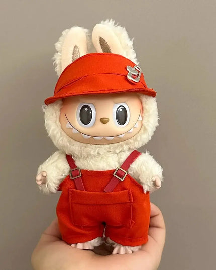 Labubu 17cm Cute Clothing Set, Unique Style Dress-Up Accessories for Labubu Dolls【Apparel Only】