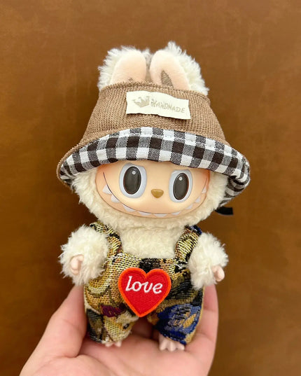 Labubu 17cm Cute Clothing Set, Unique Style Dress-Up Accessories for Labubu Dolls【Apparel Only】