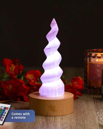Therapy By Light - Selenite Flame Lamp