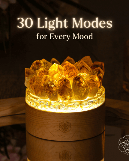 Turn My Life to Gold - Midas Citrine Lamp