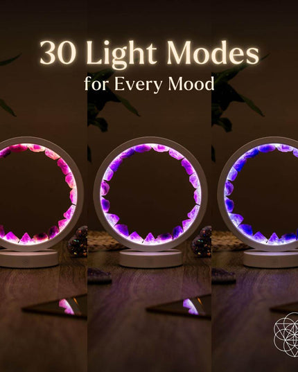Stress Less, Sleep More – Amethyst Healing Lamp