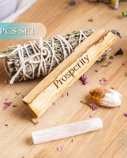 Manifest Miracles - Prosperity Smudging Kit (5 Pieces)