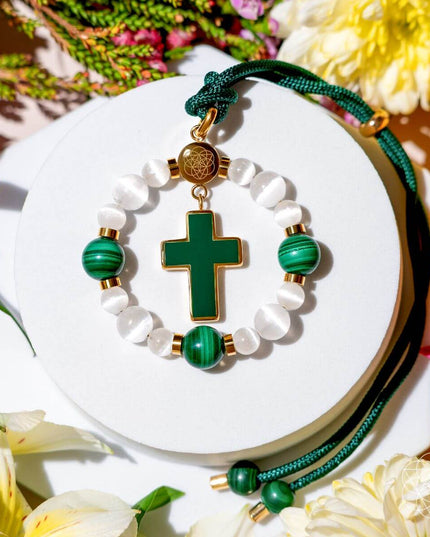 Mindful Journey - Cross Charm Tassel of Safe Travels