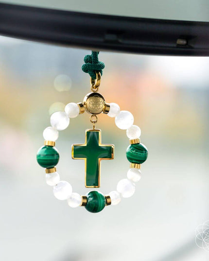 Mindful Journey - Cross Charm Tassel of Safe Travels