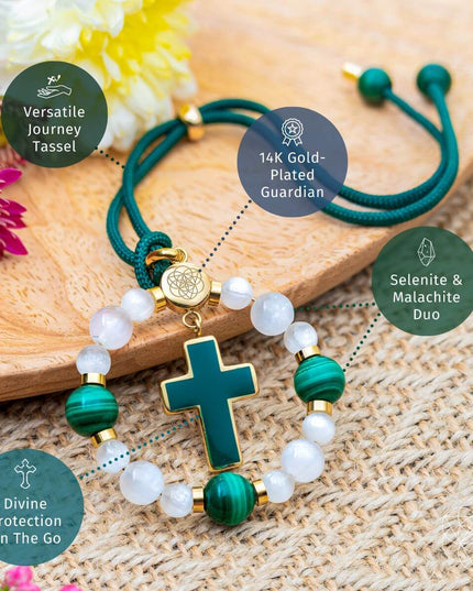 Mindful Journey - Cross Charm Tassel of Safe Travels