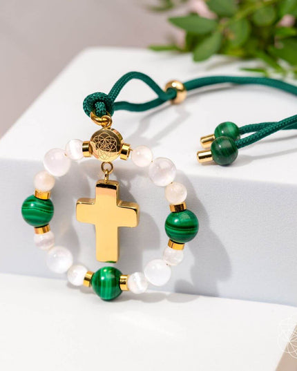 Mindful Journey - Cross Charm Tassel of Safe Travels