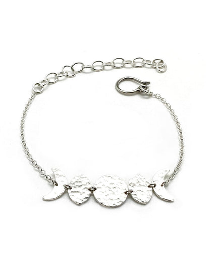 Moon Phase Bracelet in Sterling Silver