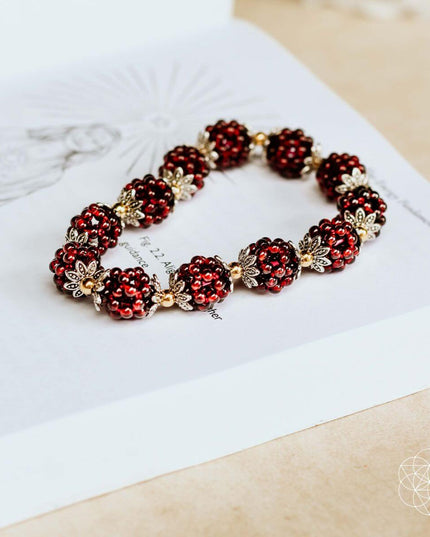 Natural Garnet Healing Bracelet