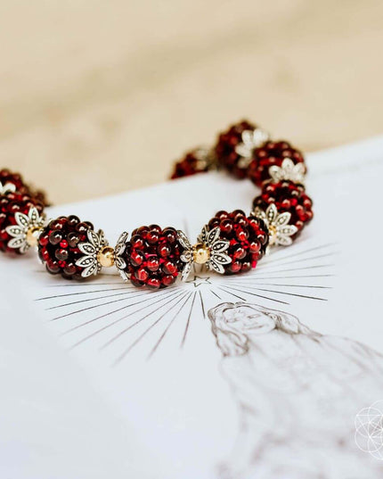 Natural Garnet Healing Bracelet
