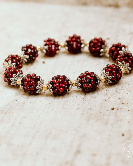 Natural Garnet Healing Bracelet