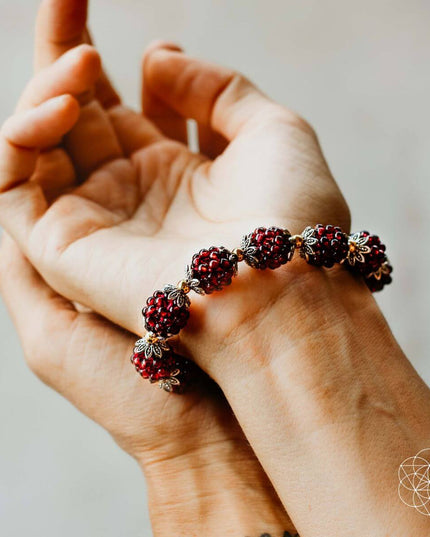 Natural Garnet Healing Bracelet