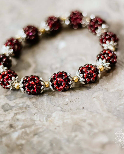 Natural Garnet Healing Bracelet