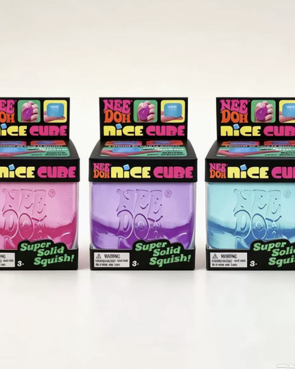 NeeDoh Nice Cube Sensory Squishy Fidget Toy Stress Relief Assorted