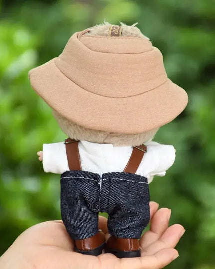 POP MART Labubu Spring Wilderness Overalls Set for 17cm Vinyl Plush Doll Pendant【Apparel Only】