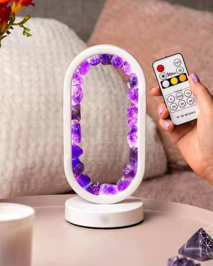 Portal to Peace - Amethyst Lamp of Stress Relief