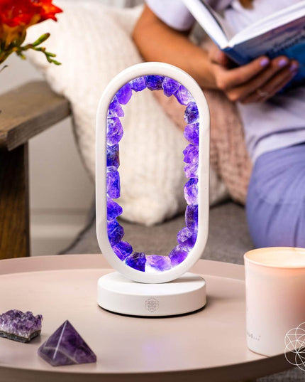 Portal to Peace - Amethyst Lamp of Stress Relief