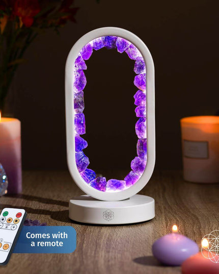 Portal to Peace - Amethyst Lamp of Stress Relief