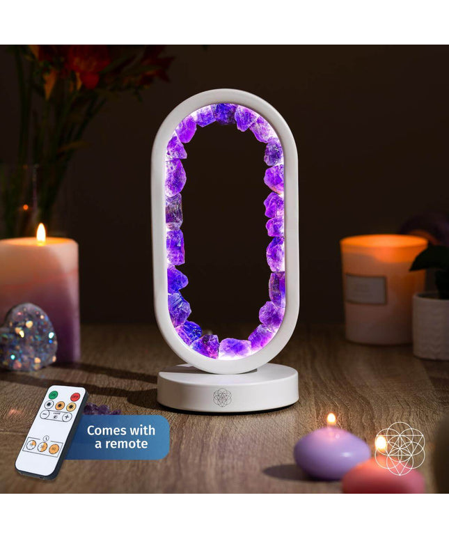 Portal to Peace - Amethyst Lamp of Stress Relief