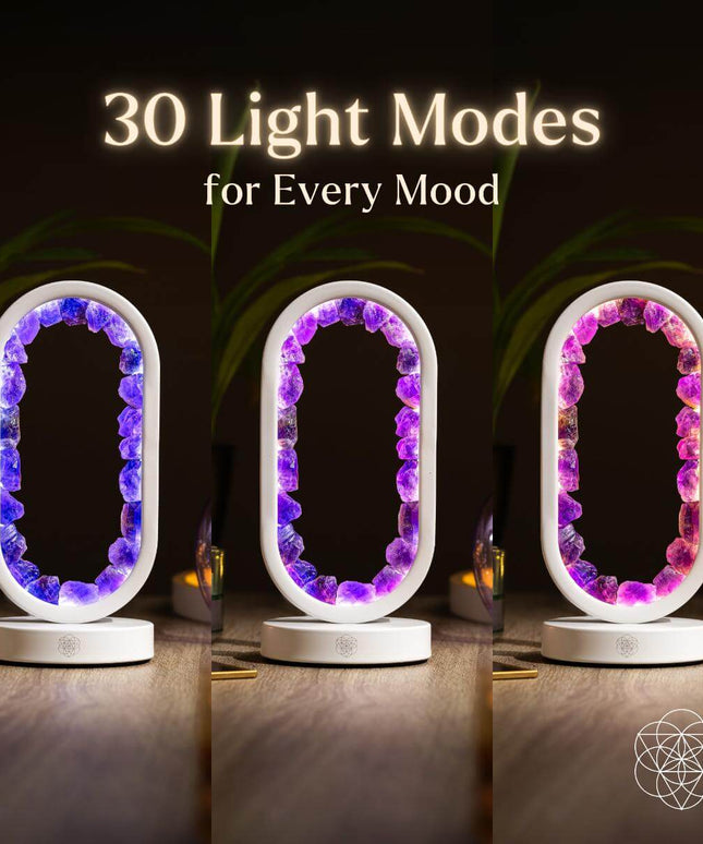 Portal to Peace - Amethyst Lamp of Stress Relief