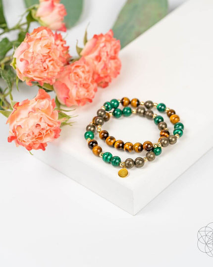 Powerhouse of Success - Trio of Stones Bracelet Bundle